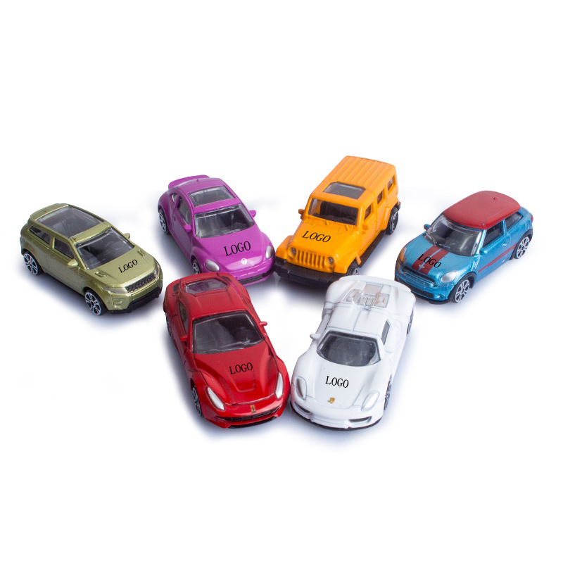 6 brands 3 inch die cast replica car toy 